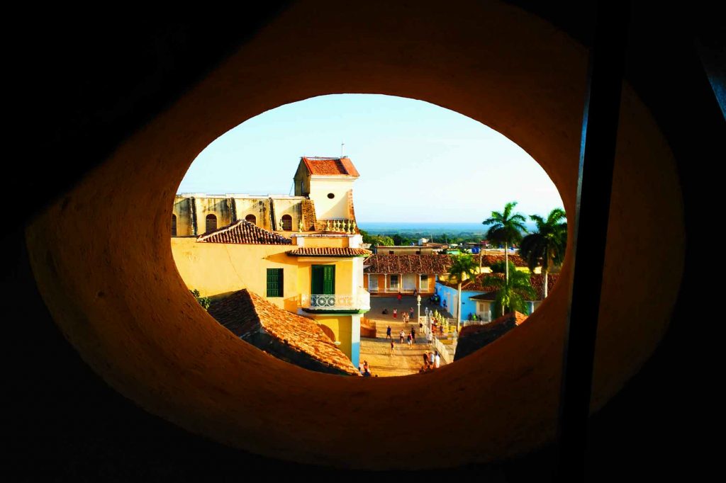 Vista de Trinidad en Cuba