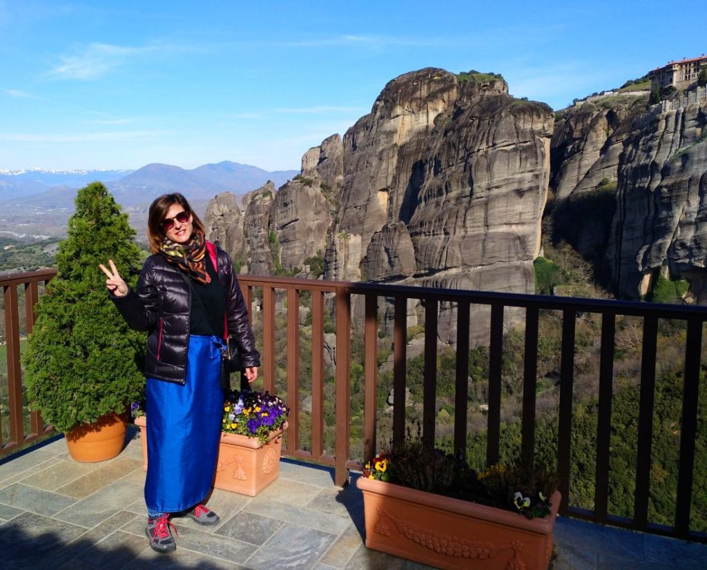 vistas desde los monasterios de Meteora